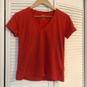 Madewell Cotton V-Neck Tee